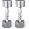Гантель UNIX FIT PRO круглая хромированная 4 кг, 2 шт. DBRND4PCEx2